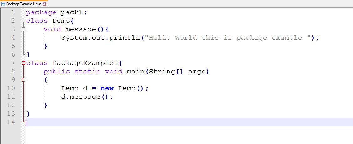 This image describes a program written in java along with the concept of packages in java.